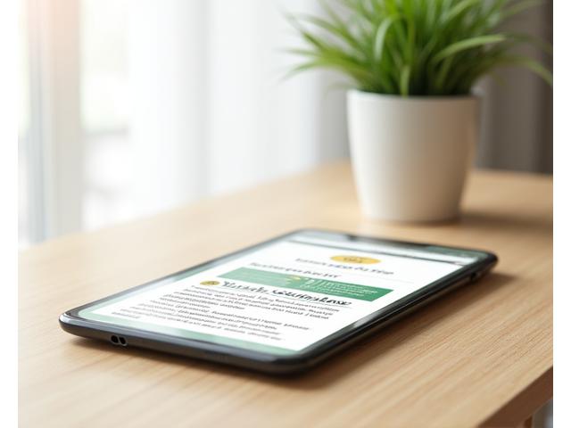 Screenshot preview of a VerdeluxeHarmonia Bloom daily health newsletter on a tablet